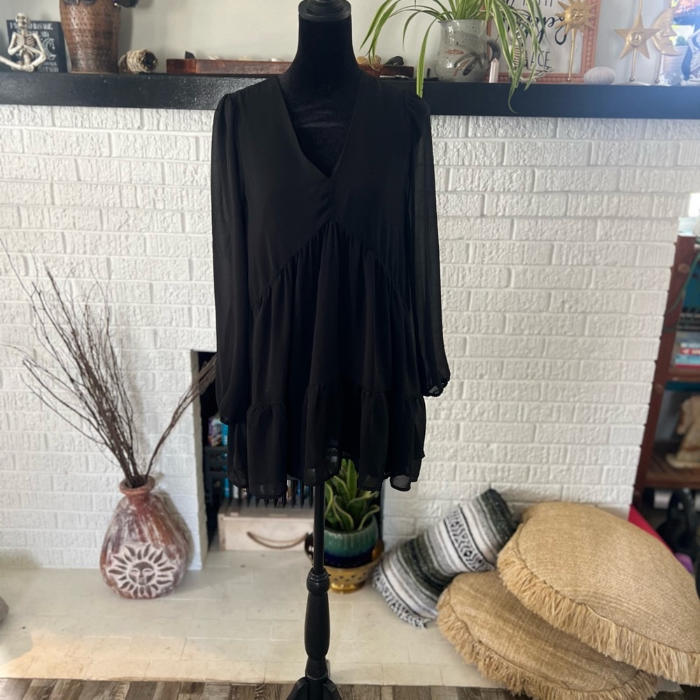 MELLODAY Elegant Black Dress